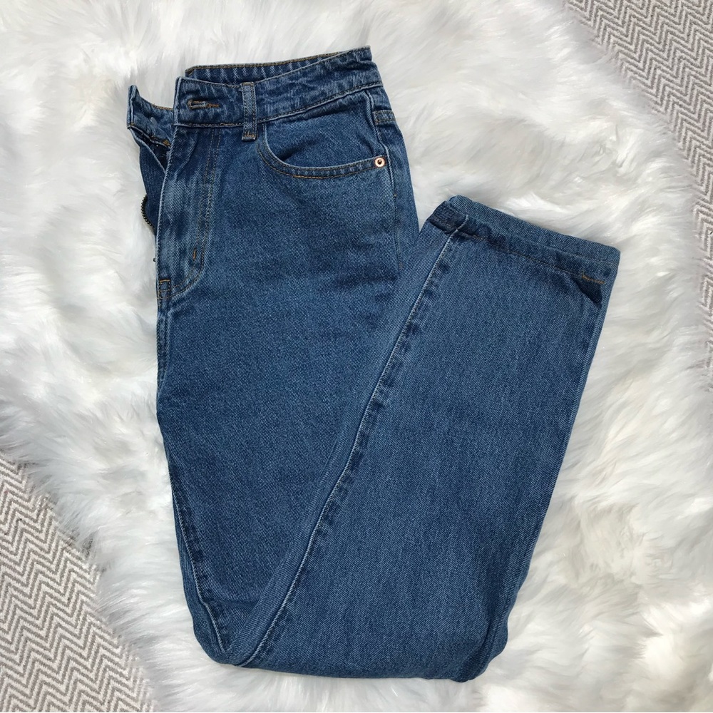 Shein Medium Wash High Waist Jeans (S)